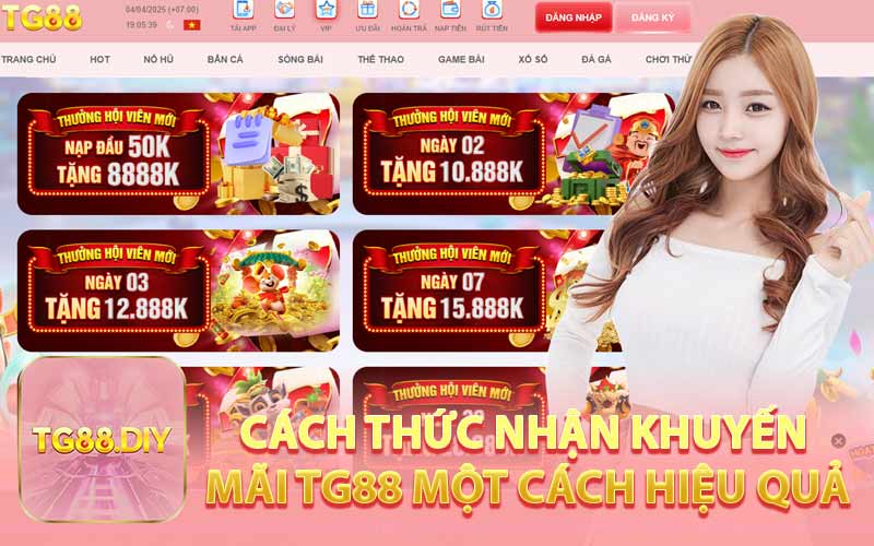Cách Thức Nhận Khuyến Mãi TG88 Một Cách Hiệu Quả