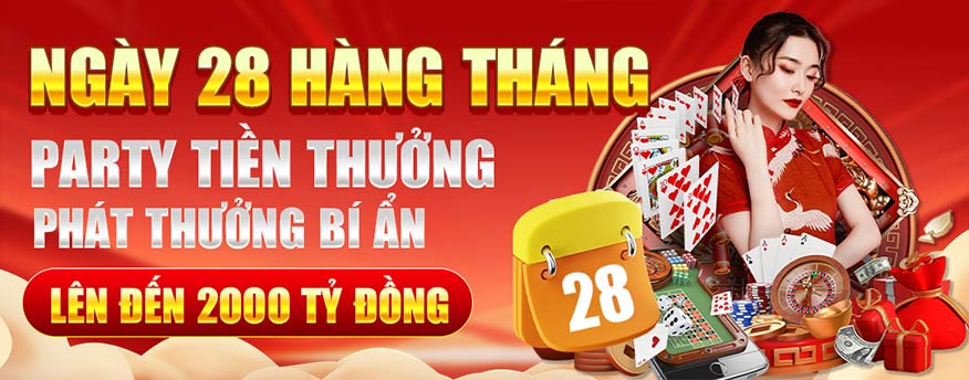 tg88 thưởng ngày 28 hàng tháng